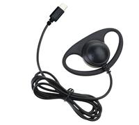 Lerpwige Auriculares con cable USB C/3,5 mm, de un solo lado, para reproductor de MP3, MP4, auriculares mono