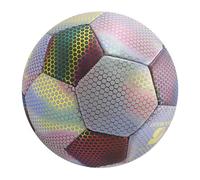 Lerpwige Balones de fútbol reflexivo de brillo nocturno para interior y exterior para el tren de equipo al aire libre