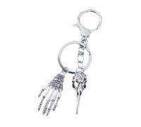 Lerpwige Bird Head Calavera Garra Llavero Llavero Llavero Halloween Colgante Llavero Mágico para Bolsa de Coche
