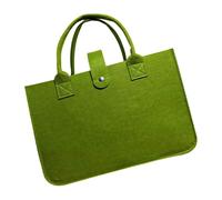 Lerpwige Bolsa de fieltro comprador bolsa de compras plegable para la compra de juguetes ir a trabajar de almacenamiento y uso diario bolso de fieltro mujeres, verde militar
