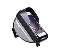 Lerpwige Bolsa de marco frontal para bicicletas, impermeable, soporte para teléfono, tubo superior, accesorios para bicicleta de carretera, pantalla táctil duradera, bolsa de almacenamiento