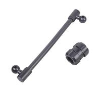 Lerpwige Brazo De Extensión Doble De 17mm Adaptador De Varilla En Forma De Z De 20cm para Montaje De Teléfono En Ajuste De Visualización Óptimo Brazo De Soporte para Tableta Y Escritorio De Oficina