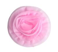 Lerpwige Broche de flores 3D de gran tamaño accesorio para la ropa y el hogar con textura de poliéster realista