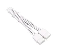 Lerpwige Cable de GPU PCIE5.0 de alto rendimiento 2 x 8 pines hasta 16 pines 12VHPWR con peines de cable integrados para una construcción ordenada y ordenada de PC