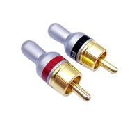 Lerpwige Cable de interconexión de terminales de barra de sonido con conectores de metal duraderos para conector de cable auditivo transparente