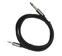 Lerpwige Cable de sonido de 3,5 mm a 6,35 mm para una conectividad perfecta en aplicaciones, conectores de placa dorada para consolas de mezcla
