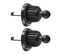 Lerpwige Clip de ventilación general para coche, no se mueve, gancho de metal, base ajustable para teléfono, fácil de usar, para soportes de cabeza de bola de 17 mm, no gancho de base de soporte de