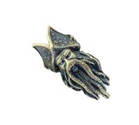 Lerpwige Colgante único Sea King Llavero Joyería detallada Latón Latón Latón Estructura Para Llavero O Accesorios Paracord