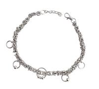 [Lerpwige] Collar con borlas circulares de textura suave, cadena para el cuello, joyas versátiles que se pueden usar en capas o solas, joyería de moda de declaración