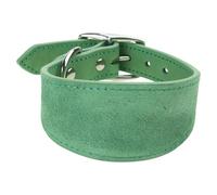 Lerpwige Collar de perro ajustable cuello ancho cuello de cuero para perros grandes galgos italianos suministros para mascotas Whippets Lurcher Sightheunds
