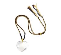 [Lerpwige] Collar elegante y ligero para uso casual o formal romance colgante de cristal amor cristal colgante joyería