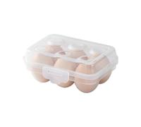Lerpwige Contenedor de huevos apilable para preparativos de fiesta, caja de almacenamiento transparente de plástico diseño higiénico fácil mantenimiento bandeja de cocina portátil bolsa de transporte