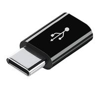 Lerpwige Convertidor de carga de 30 Mbps USB hembra a tipo C macho, adaptador para smartphones, tabletas, auriculares, conversión de cabeza, transferencia de datos