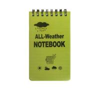 Lerpwige Cuadernos de bolsillo para todo tipo de clima, blocs de notas pequeños, espirales, páginas rayadas, bloc de notas de campo para exteriores, impermeable, papel para todo tipo de clima