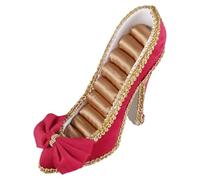 Lerpwige Decorativos zapatos de tacón alto con forma de exhibición de joyas, organizadores perfectos para anillos, pendientes, collares y decoraciones para el hogar, elegante expositor de joyas, talla