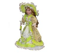 Lerpwige Elegantes muñecas de porcelana de 17 pulgadas Amor italiano coleccionable para decoración del hogar y regalos Triángulo muñecas de porcelana italiana