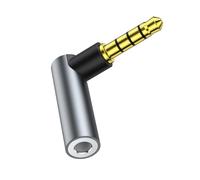 Lerpwige Estándar 3 5 Mm Macho/Macho Estéreo Adaptador de Oro Conversor de Conversión Acoplador de Conversión para Amplificación Sonora