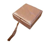 Lerpwige Estilos chinos retro organizadores de joyas con patrón dorado lujoso perfecto para guardar y mostrar accesorios