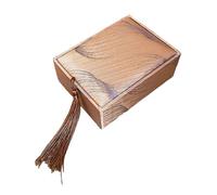 Lerpwige Estilos chinos retro organizadores de joyas con patrón dorado lujoso perfecto para guardar y mostrar accesorios