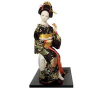 Lerpwige Figura de geisha de 12 pulgadas con ropa tradicional, perfecta para entusiastas de la cultura japonesa, adorno de geisha