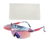 Lerpwige Gafas De Sol Sombra Con Balizas Atado A Prueba De Viento, Red Water Transfer P, talla única