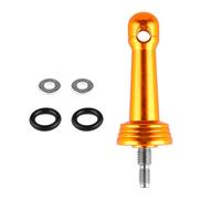 Lerpwige Insertar en/tornillo en soporte de carrete de pesca barra de equilibrio de aluminio Pesca balanceador de rodillos con anillos de goma