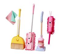 Lerpwige Juego de limpieza para niños, herramientas de limpieza para niños, escoba, fregona Dustpan, juguete educativo para niños, 3 + desarrollar habilidades de coordinación, herramientas de limpieza