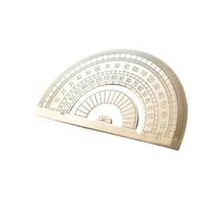 Lerpwige Latón Dibujo Protractor Vintage Triangular Regla Geometría Escala Regla Regla Para Estudiantes Arquitectos Ingenieros Regalo Permanente Para La Escuela Y El Uso De La Oficina