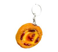 Lerpwige Llavero de caña de atrapar atrapados con diseño de comida realista, perfecto para decorar bolsas de llaves y dispositivos móviles