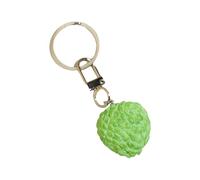 Lerpwige Llavero de caña de atrapar atrapados con diseño de comida realista, perfecto para decorar bolsas de llaves y dispositivos móviles