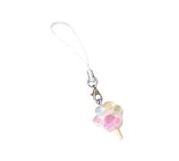Lerpwige Llavero de resina brillante con diseño de medusas estrelladas para teléfono, adecuado para mejor amigo, regalo de bolsa de resina, Garra para gatos, Talla única
