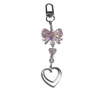 Lerpwige Mariposa Nudo Corazón Teléfono Lanyard Arco Cadena de Teléfono Muñeca Anti Perdido