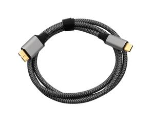 Lerpwige MicroB - Cable USB C a USB C para discos duros USB C a MicroB, cable USB C de 5 Gbps para discos duros externos