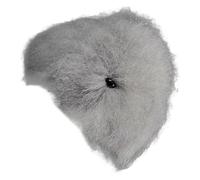 Lerpwige Modelo realista de cabeza de perro de ejercicio de pelo sintético de animal para el cuidado del perro, entrenamiento escolar y técnicas de peinado, técnicas de cuidado técnicas, pantalla