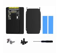 Lerpwige NVME - Adaptador de disco sólido para SFF-8639 2 5 pulgadas con carcasa protectora y almohadilla de refrigeración