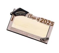 Lerpwige Paquete de 2 elegantes graduaciones de madera Keepsakes Envelope Box para la clase de 2025 universitarios seniors titulares de regalos en efectivo organizadores graduación de madera titulares