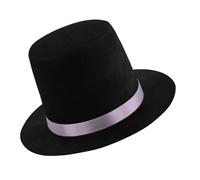 Lerpwige Retros - Sombrero de magos unisex a la moda, sombrero de Halloween para adultos artistas y celebraciones, sombrero de mago portátil