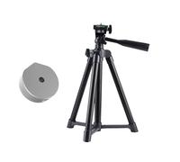 Lerpwige Soporte de trípode pequeño para soporte de satélite ajustable adaptador Ethernet de viaje fácil de llevar