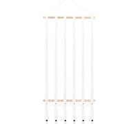 Lerpwige Soporte decorativo para accesorios para el cabello de la sala de princesas que sostiene 60 arcos, accesorios de cinta extraíbles, ganchos, arcos de madera, pantalla de almacenamiento para