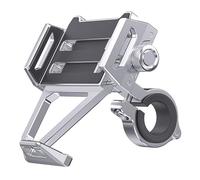 Lerpwige Soporte giratorio de 360 grados para teléfono de motocicleta, soporte para manillar de motocicleta, montaje de teléfono de instalación rápida, soporte a prueba de golpes, soporte de aleación