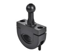 Lerpwige Soporte versátil para teléfono de bicicleta con cabeza esférica de 17 mm. Soporte ajustable en múltiples ángulos y ligero para viajes seguros. Fuerte clip de plástico para teléfono de