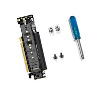 Lerpwige Tarjeta de expansión PCIe5.0 compatible para transferencia de datos estable en varias placas base con diseño NVMe de doble cara, GPU de velocidad rápida, expansión estable y flexible NVMe