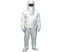 LERSTAR Traje Aislamiento Resistente Al Calor, Traje Resistente Calor Resistente A Altas Temperaturas para Plantas Químicas Y contra Incendios,1000℃-1200℃-175cm