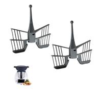 leruiyezs 2 pcs Mariposa Para Thermomix Accesorio Batidor De Mariposa Compatible Con Para Thermomix TM31 TM5 TM6 Recambio De Plástico ABS Resistente Para Mezclar Ingredientes En Cocina