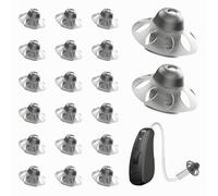 leruiyezs 20 Piezas Domos Para Audífonos De Silicona Suave 10mm L Accesorios Para Audífonos Domes Compatibles Con Tubos Finos Cúpulas Universales Para Audífonos Adultos Con Pérdida Auditiva Moderada