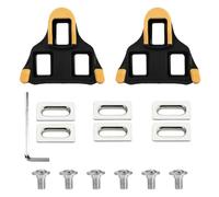 leruiyezs 2pcs Calas for Shimano Carretera Antideslizantes para Pedales SPD SL con Flotación de 6 Grados,for Zapatos de Ciclismo 3 Agujeros,Incluye Tornillos Herramienta,Uso en Ruta y Entrenamiento