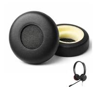 leruiyezs 2pcs for jabra Evolve 20 Almohadillas Repuesto de Auriculares con Espuma Suave y Cubierta de Piel de Proteína para Jabra Evolve2 65 Almohadillas, Compatible con Evolve 30 II, 40, 65, 65+