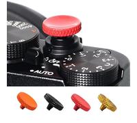 leruiyezs 4 Botones Botones De Disparador para Fujifilm X100vi Y para Fujifilm Xt5, Botones De Liberación Suave De Cobre Compatibles con Cámaras para Fujifilm X100vi para Fujifilm X100v para Leica