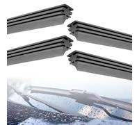 leruiyezs 4pcs Goma Limpiaparabrisas Universal de 80cm en Juego de 4 Piezas para Coche Sin Marco Compatible con Gomas Recambio Limpiaparabrisas Bosch Resistente al Clima para Visión Clara y Segura