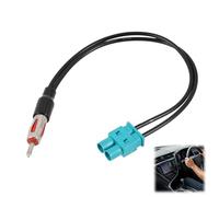 leruiyezs Adaptador De Antena para Coche Dual Fakra,30cm,Adaptador Aéreo del Vehículo Conectores Fakra A DIN,para Sistemas De Antena De Diversidad,para Audi,Mercedes,Fiat,Peugeot,BMW,Ford,VW,